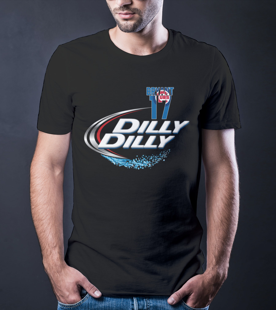 Bryant 17 Chicago Cubs Dilly Dilly Majestic T-Shirt
