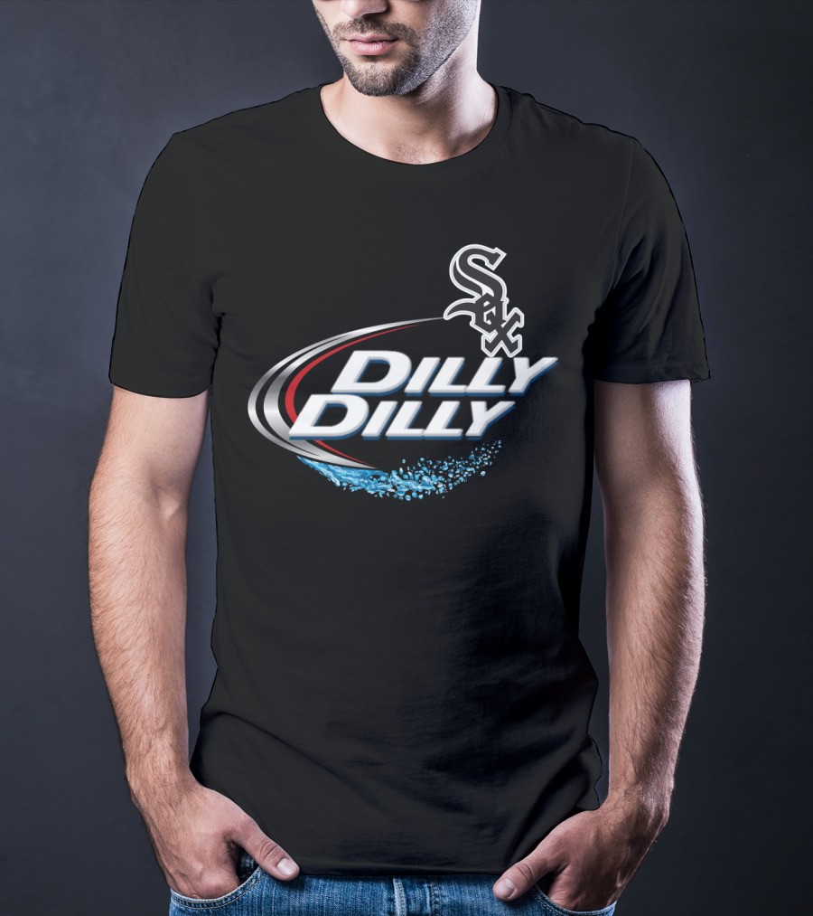 Chicago White Sox Dilly Dilly Logo Black T-Shirt