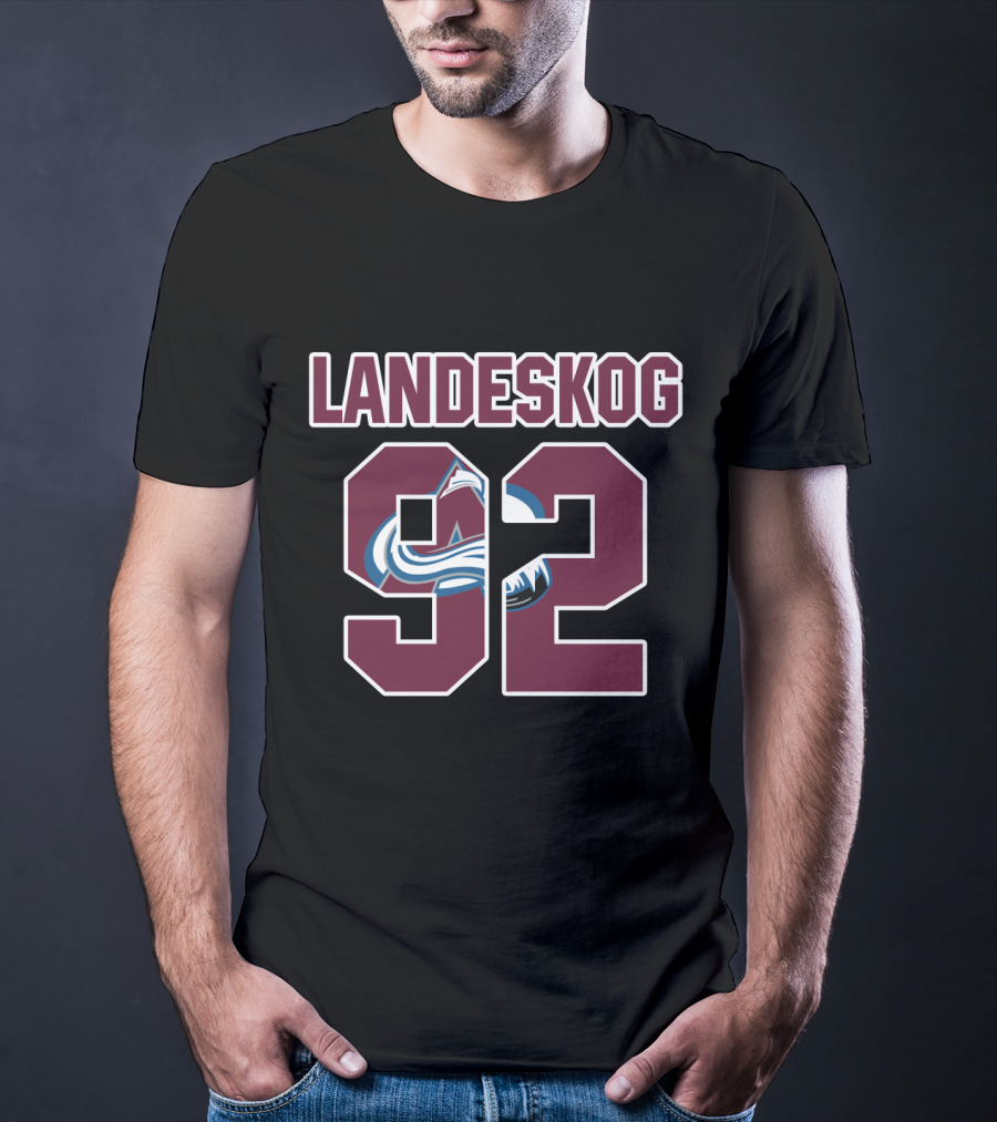 Landeskog 92 Colorado Avalanche NHL T-Shirt