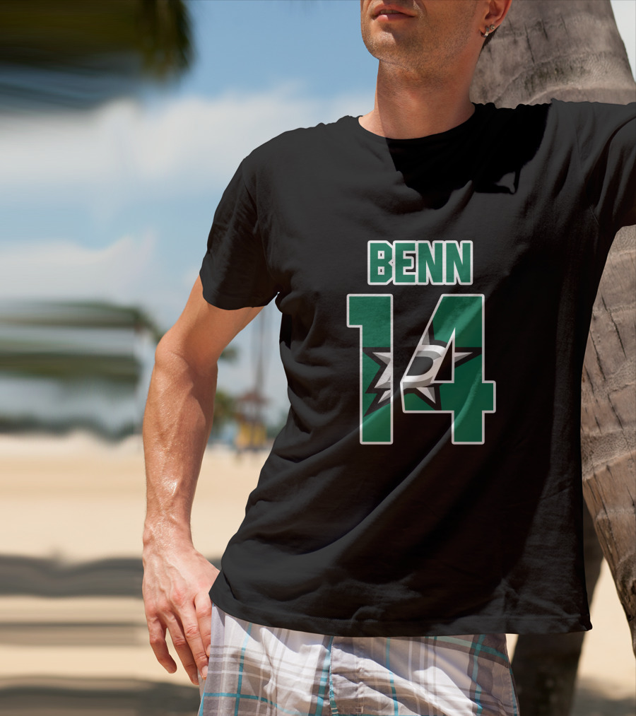 Dallas Stars Benn 14 NHL Hockey Fans T-Shirt