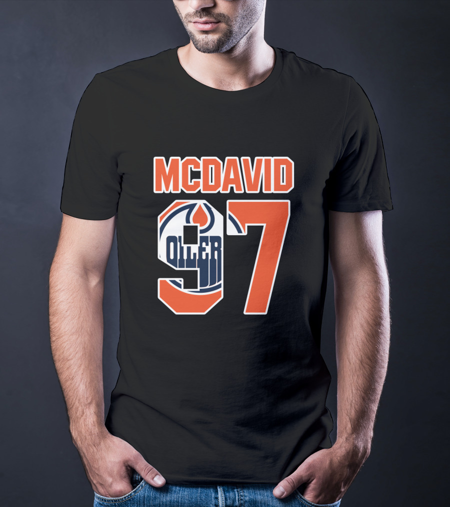 Connor McDavid 97 Edmonton Oilers NHL T-Shirt