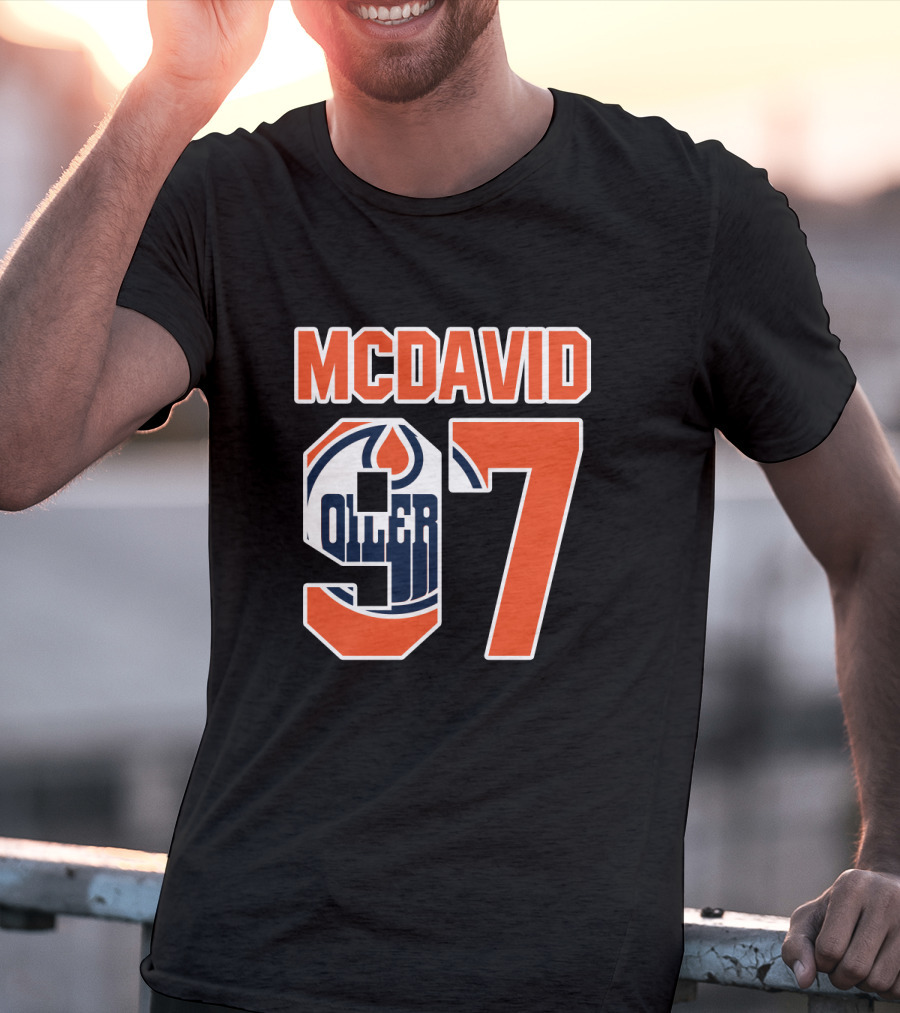 Connor McDavid 97 Edmonton Oilers NHL T-Shirt