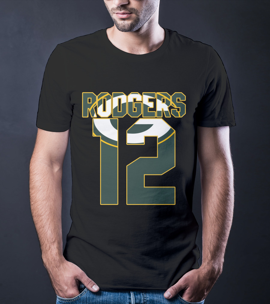 Green Bay Packers Aaron Rodgers 12 Jersey T-Shirt