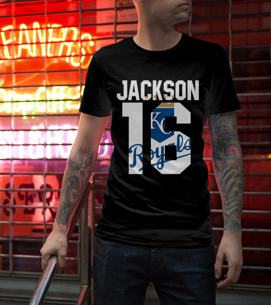 Kansas City Royals Jackson 16 KC T-Shirt