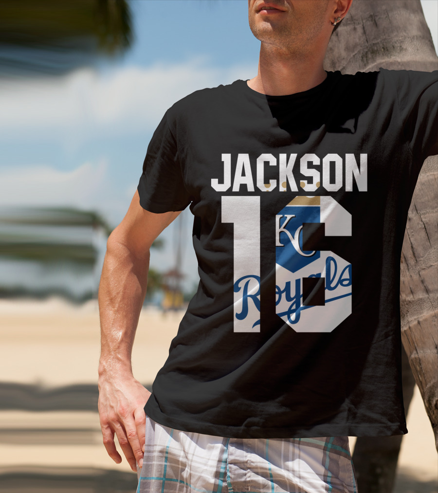Kansas City Royals Jackson 16 KC T-Shirt
