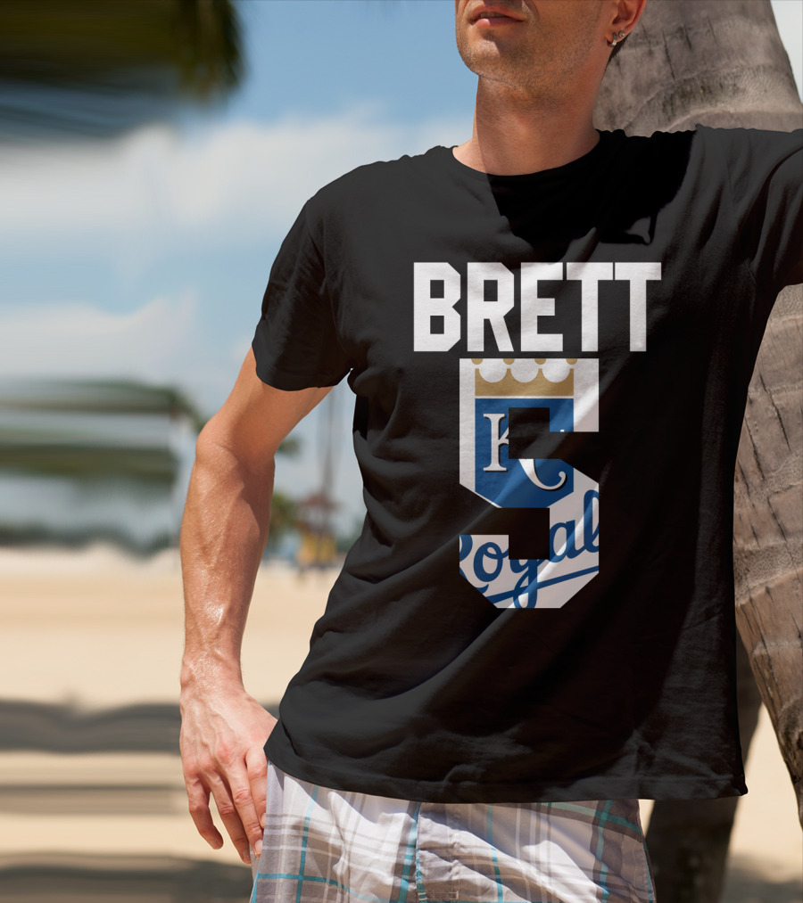 George Brett Kansas City Royals Number 5 KC Royals T-Shirt