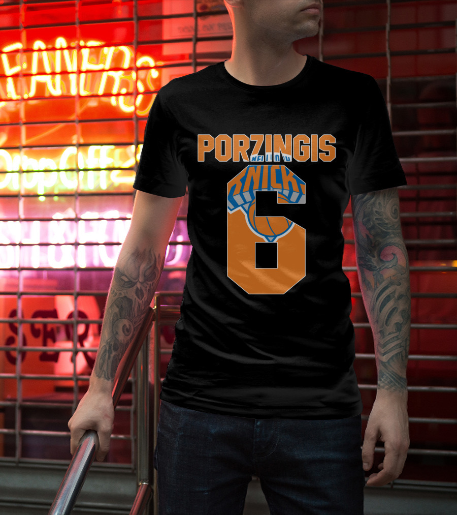 Porzingis New York Knicks Nba T-Shirt