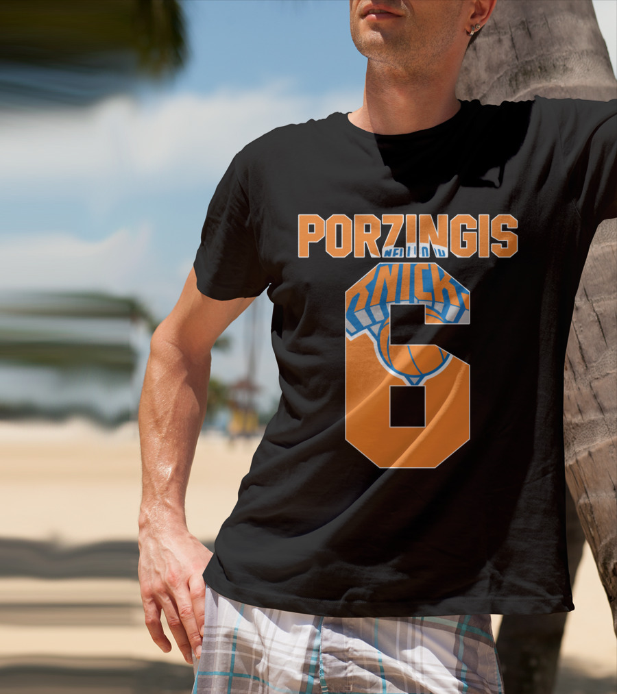 Porzingis New York Knicks Nba T-Shirt