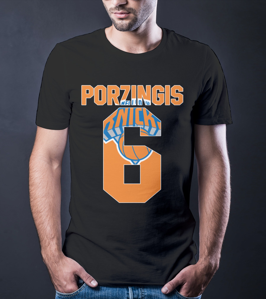 Porzingis New York Knicks Nba T-Shirt