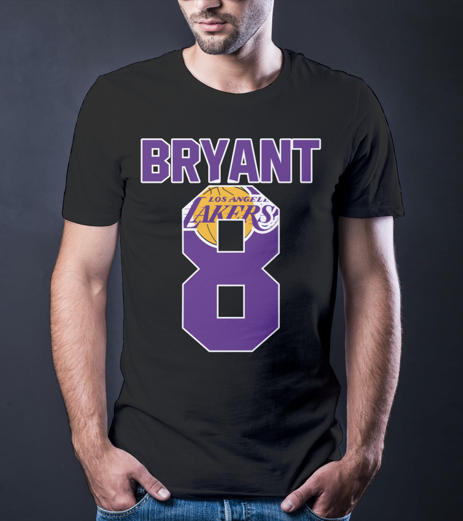 Bryant 8 Los Angeles Lakers Basketball T-Shirt