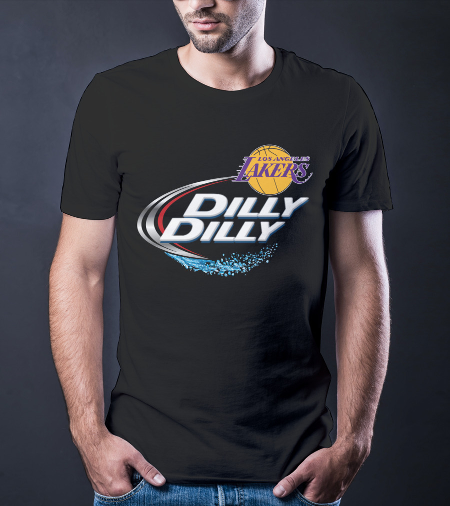 Los Angeles Lakers Dilly Dilly Fan Celebration Basketball T-Shirt