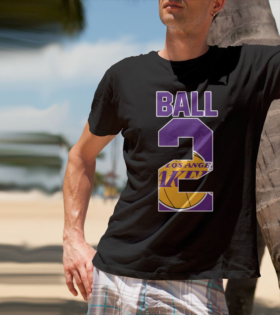 Los Angeles Lakers Lonzo Ball 2 T-Shirt
