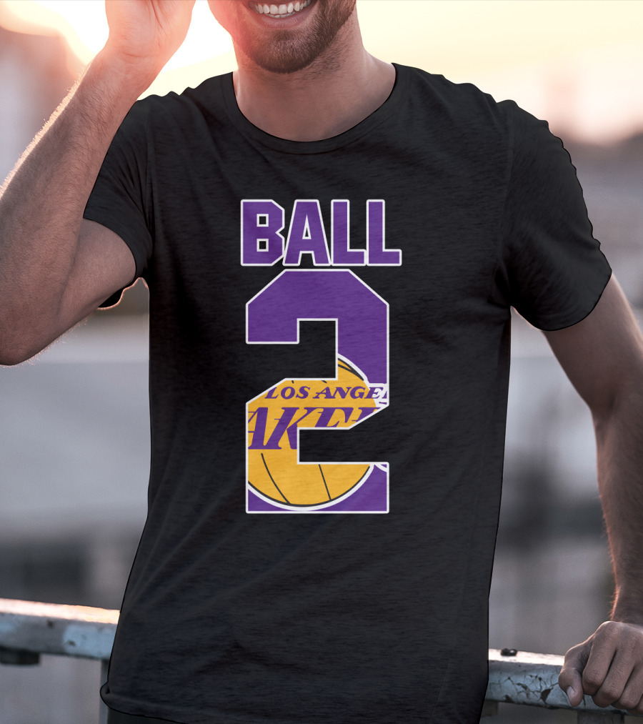 Los Angeles Lakers Lonzo Ball 2 T-Shirt