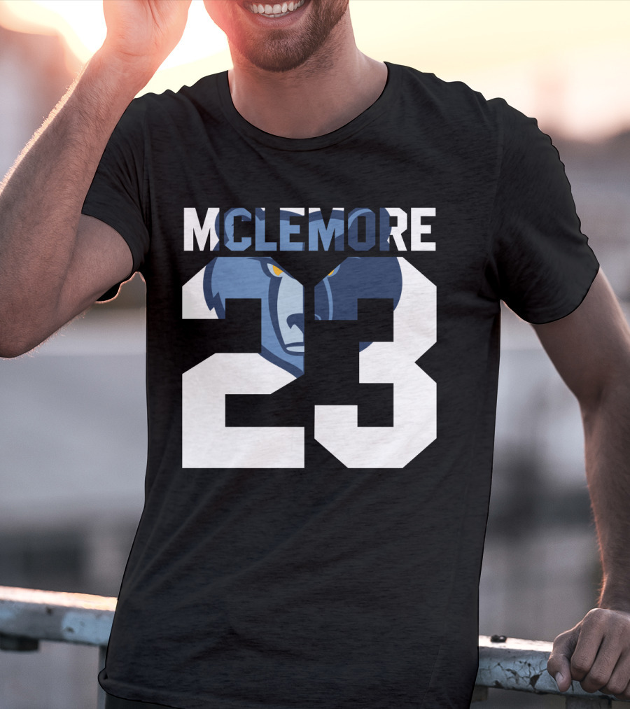 Memphis Grizzlies Ben Mclemore 23 Number T-Shirt
