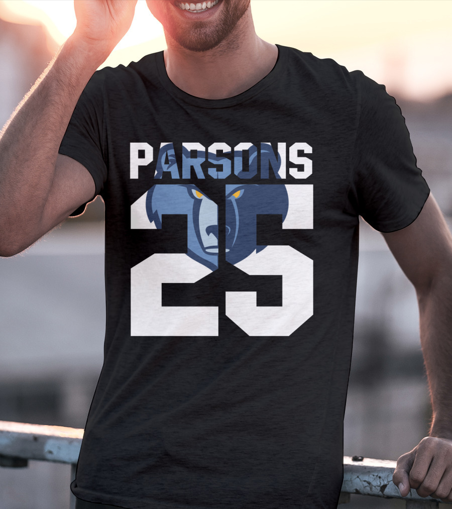 Parsons 25 Memphis Grizzlies Bear T-Shirt