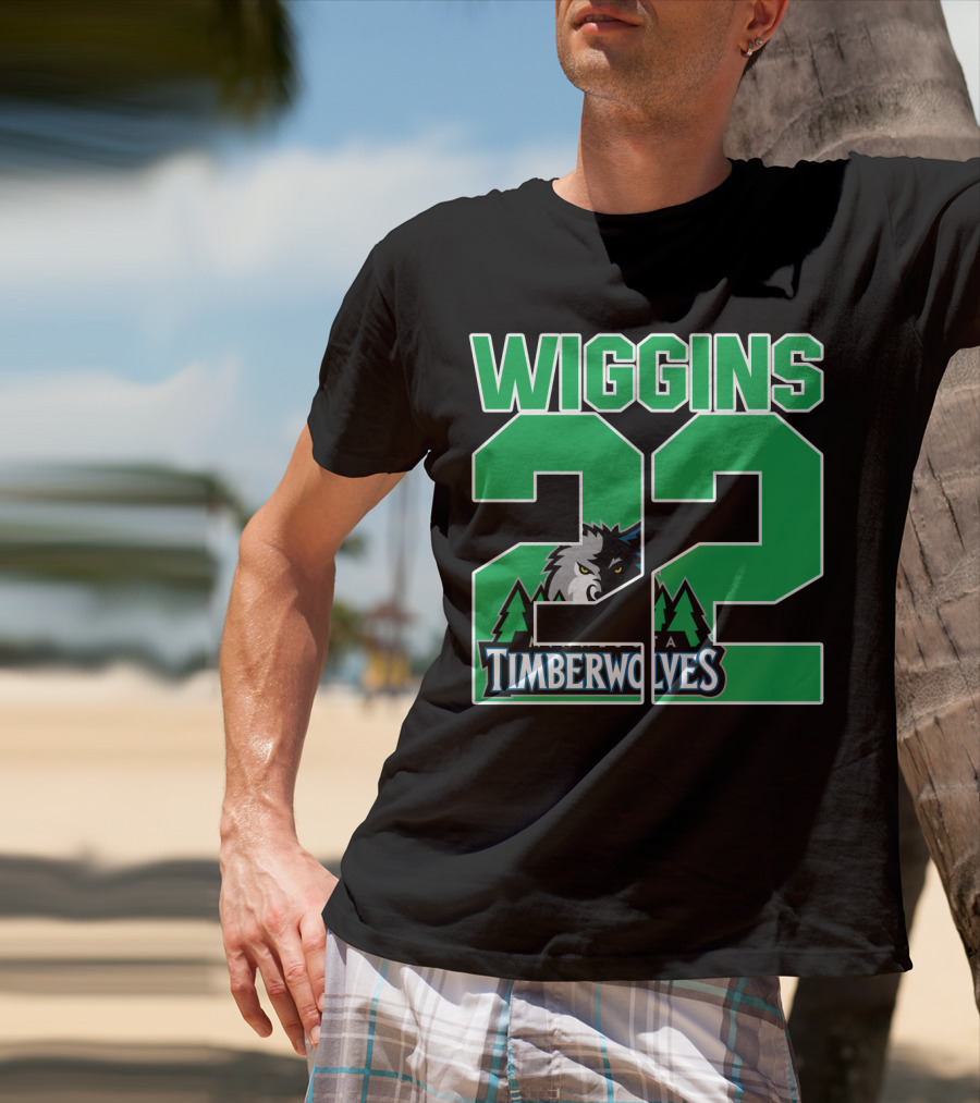 Wiggins 22 Minnesota Timberwolves T-Shirt