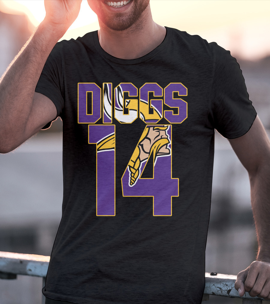 Minnesota Vikings Stefon Diggs 14 Jersey T-Shirt