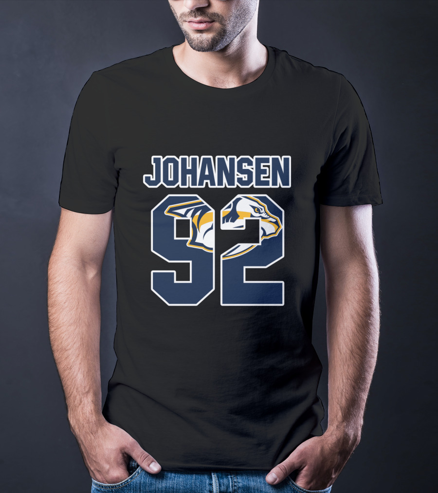 Ryan Johansen 92 Nashville Predators NHL Hockey T-Shirt