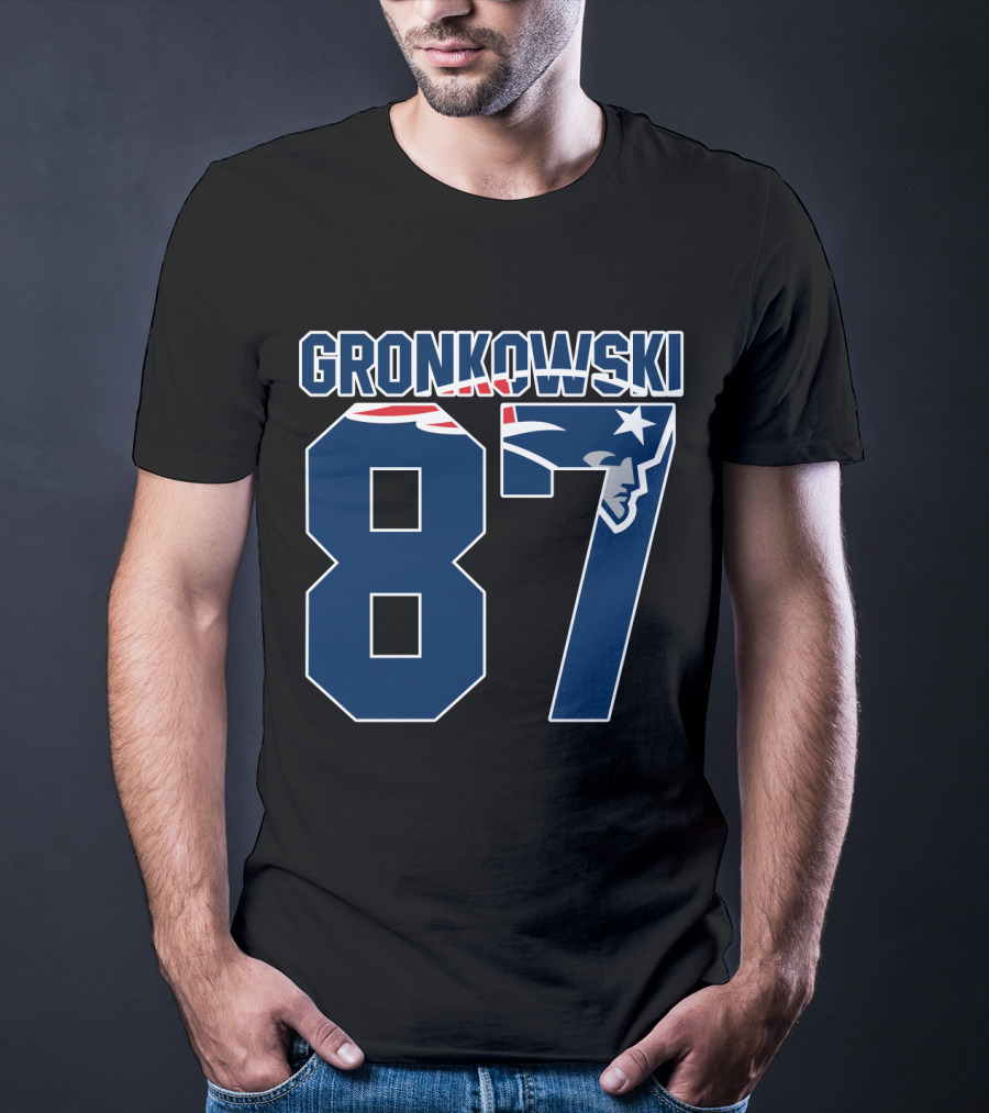 Gronkowski 87 New England Patriots T-Shirt