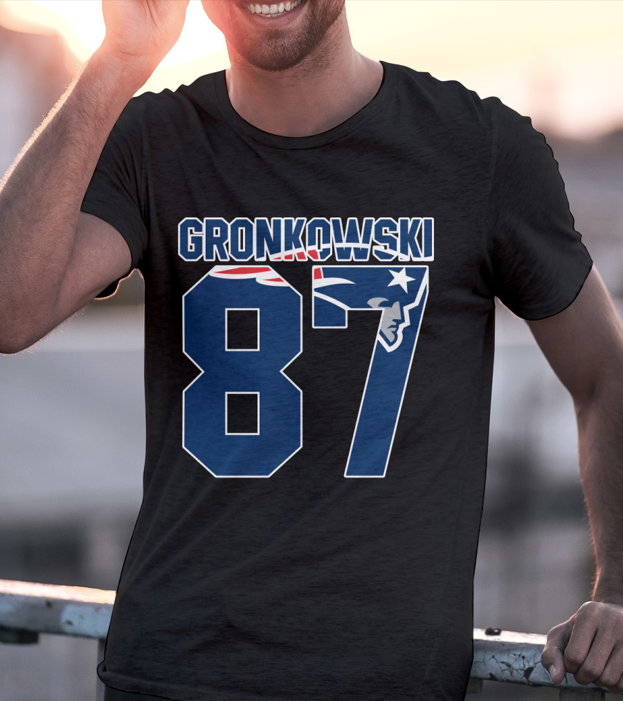Gronkowski 87 New England Patriots T-Shirt