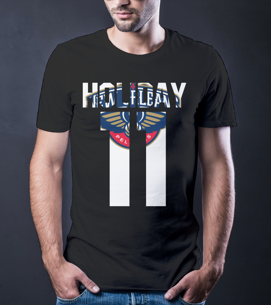 New Orleans Pelicans Holiday 11 Nba Tee Jrue Holiday T-Shirt