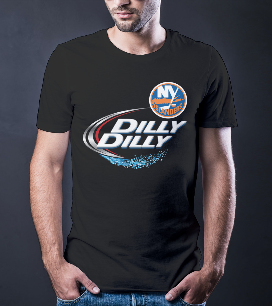 New York Islanders Dilly Dilly NHF Fan Logo Splash T-Shirt