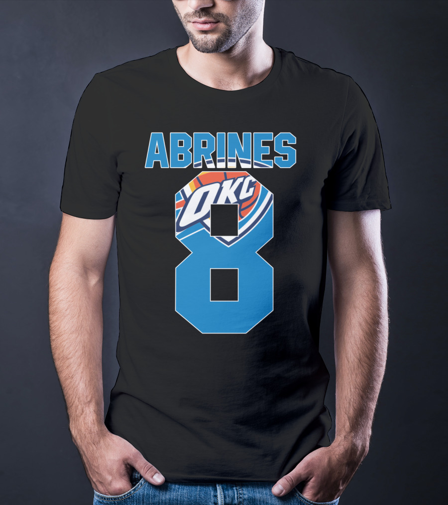 Oklahoma City Thunder Abrines 8 Okc Basketball Nba T-Shirt