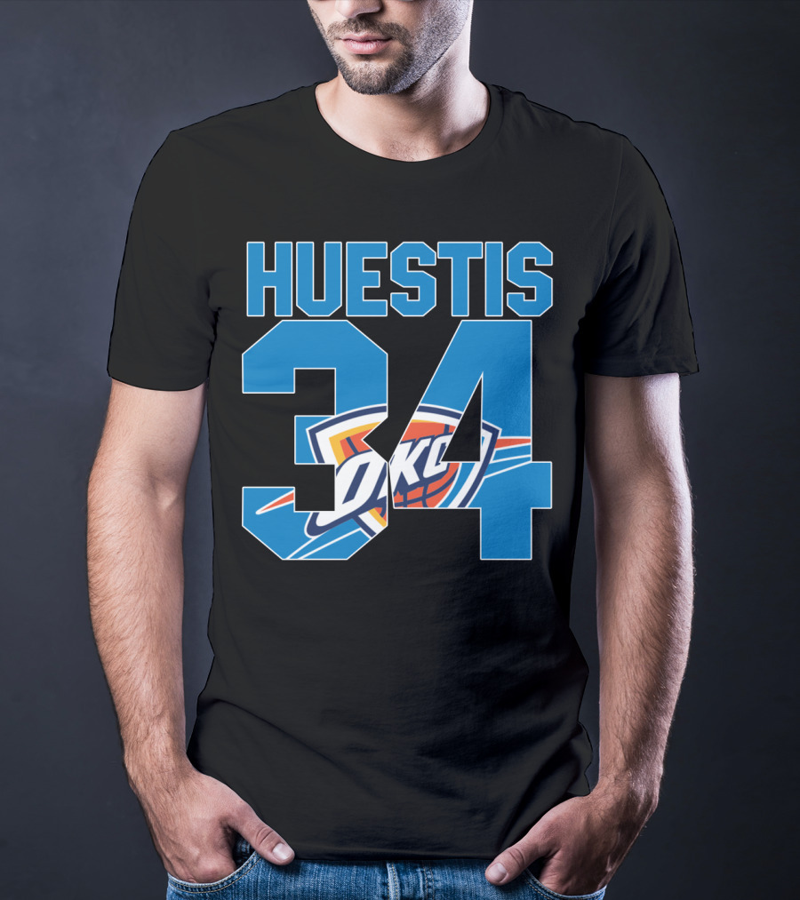 Huestis 34 Okc Oklahoma City Thunder Nba T-Shirt