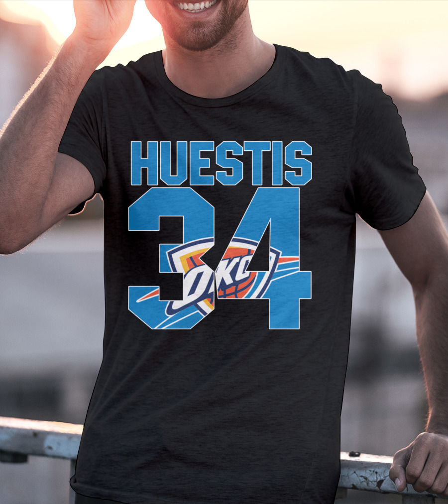 Huestis 34 Okc Oklahoma City Thunder Nba T-Shirt