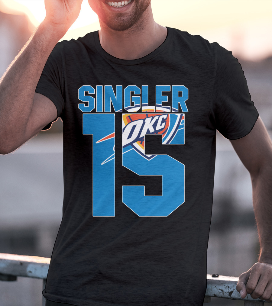 Singler 15 Okc Thunder Nba T-Shirt