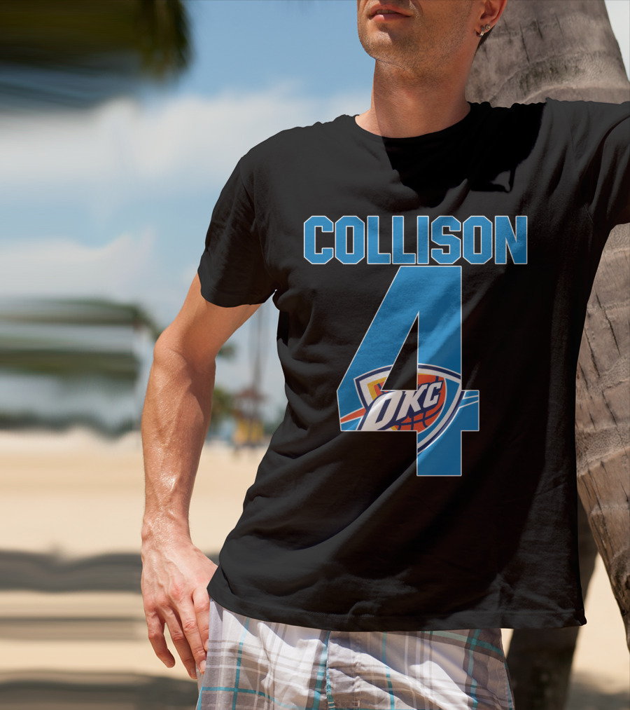Collison 4 Okc Thunder Nba T-Shirt