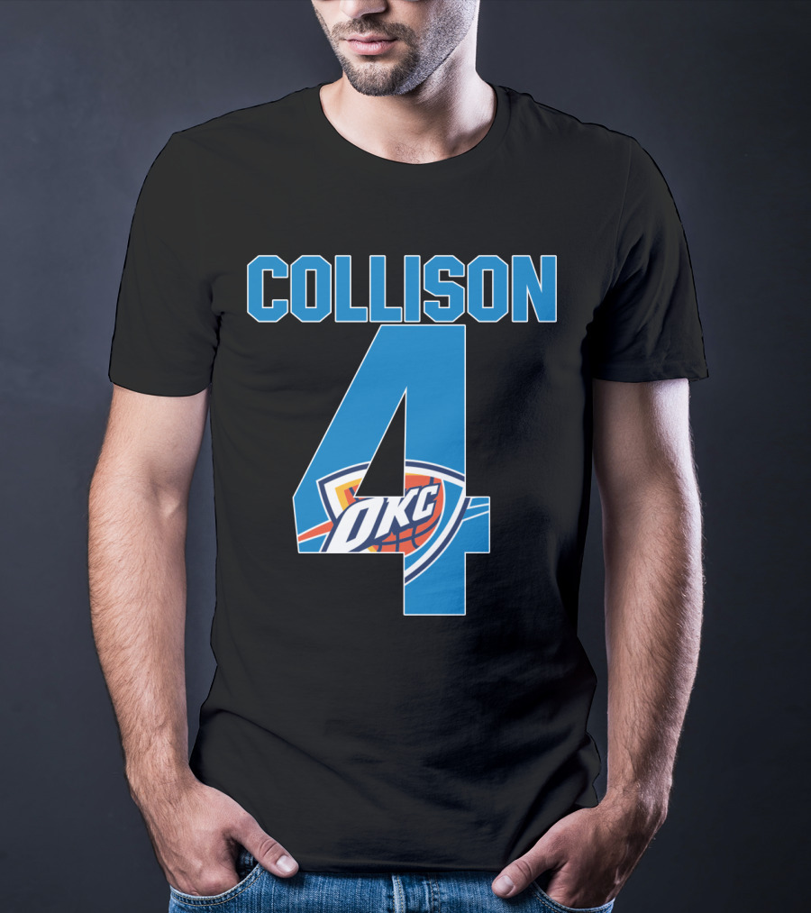 Collison 4 Okc Thunder Nba T-Shirt