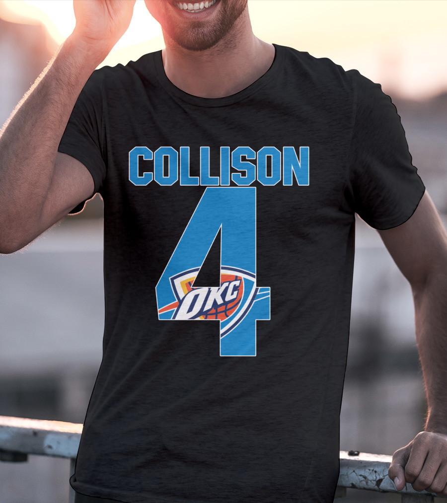 Collison 4 Okc Thunder Nba T-Shirt