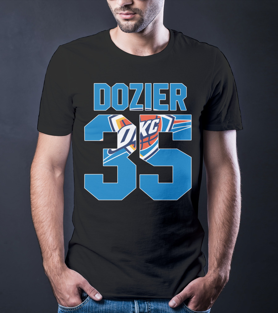 Oklahoma City Thunder Dozier 35 Nba T-Shirt