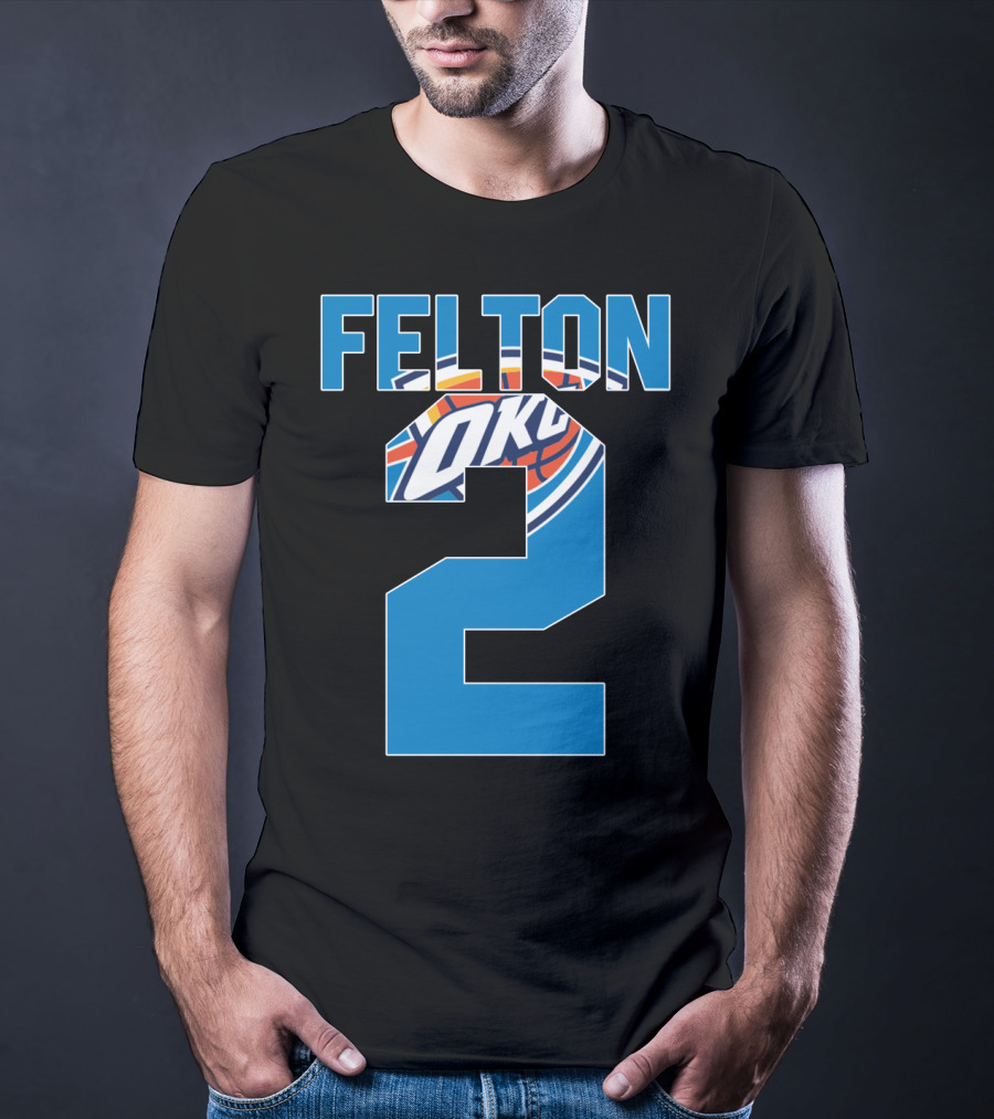 Oklahoma City Thunder Raymond Felton 2 Nba Okc Basketball T-Shirt