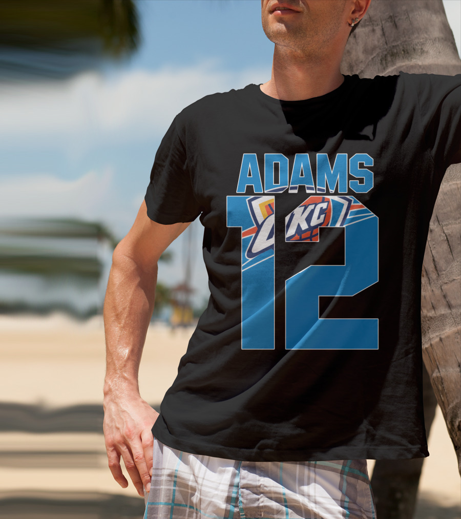 Adams 12 Okc Thunder Nba T-Shirt