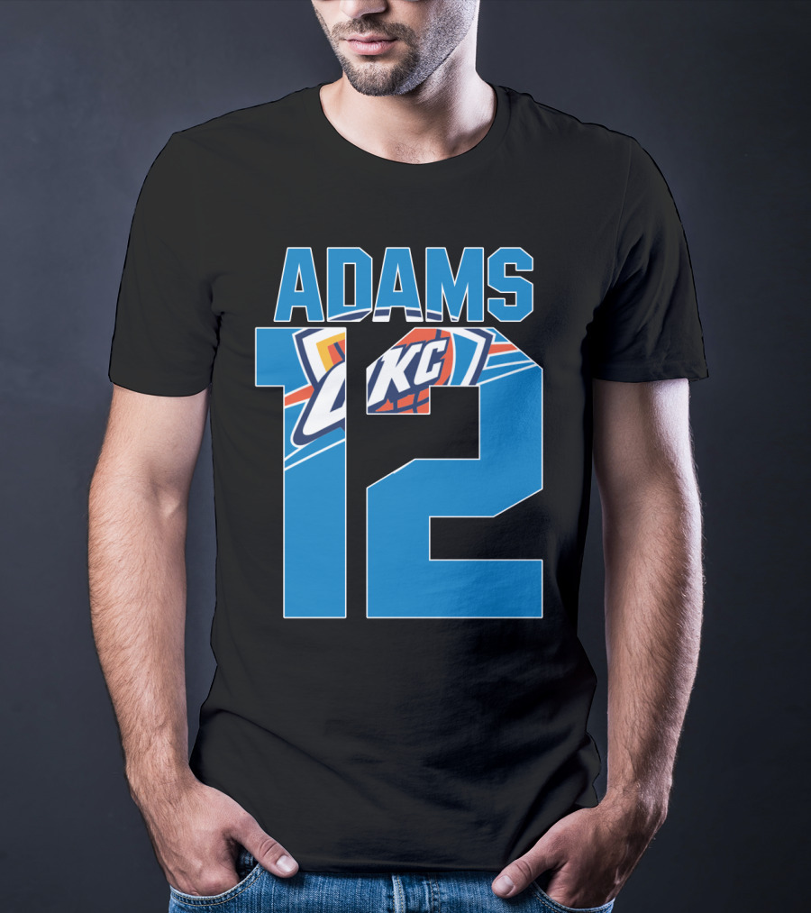 Adams 12 Okc Thunder Nba T-Shirt