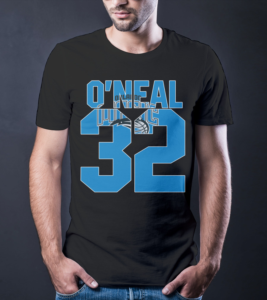 Orlando Magic Shaquille O'neal 32 Nba Basketball T-Shirt