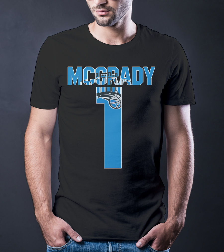 Orlando Magic Tracy Mcgrady Number One Nba Mcgrady 1 T-Shirt
