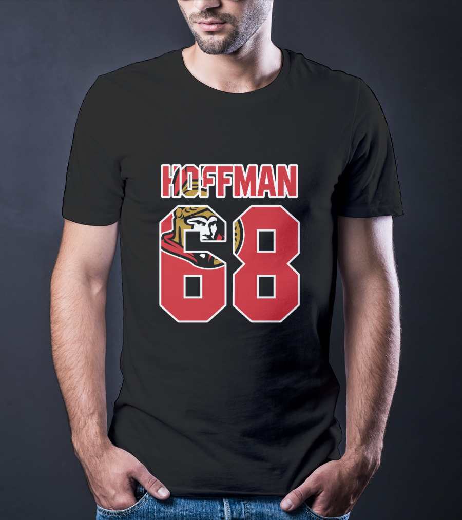 Ottawa Senators Mike Hoffman 68 NHL Hockey Player T-Shirt