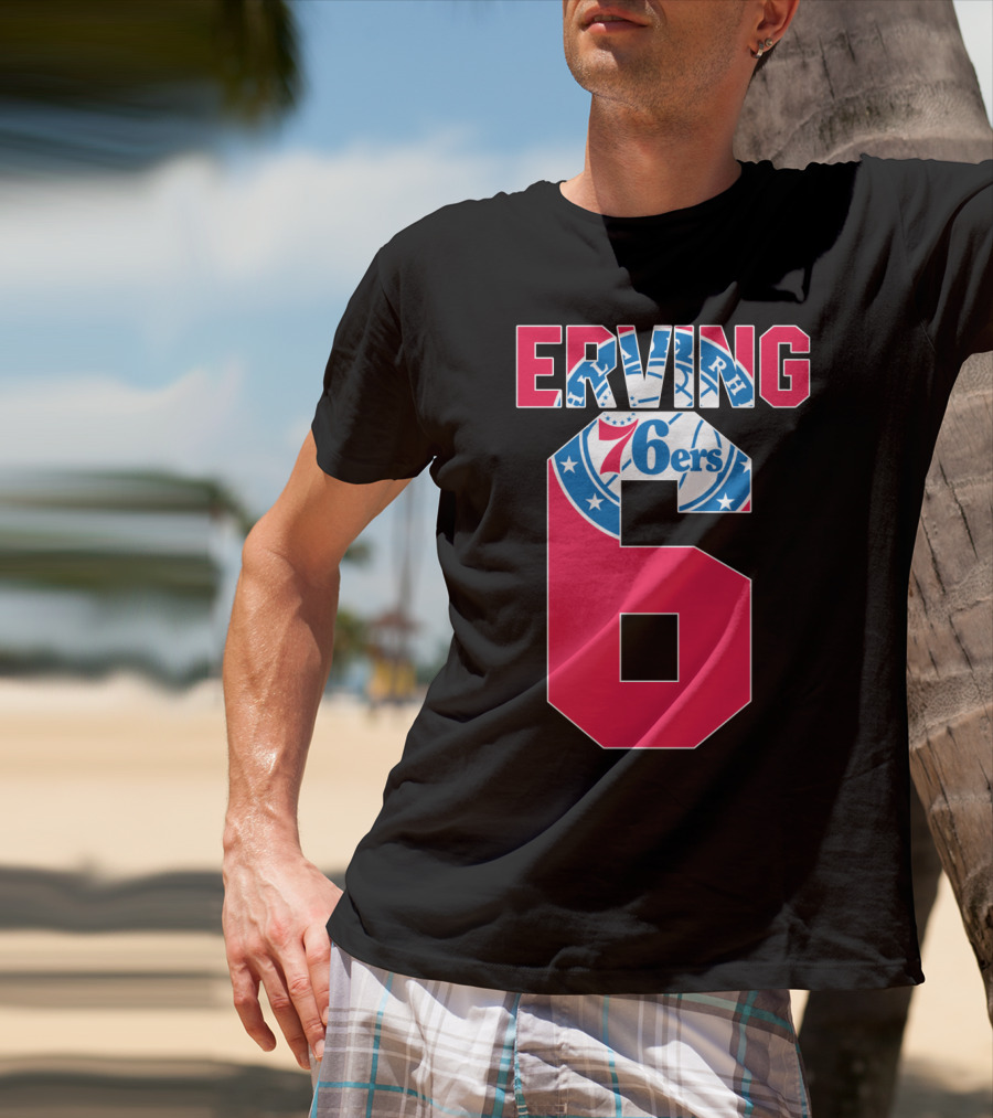 Philadelphia 76ers Erving 6 Nba T-Shirt