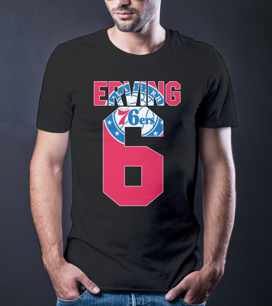 Philadelphia 76ers Erving 6 Nba T-Shirt
