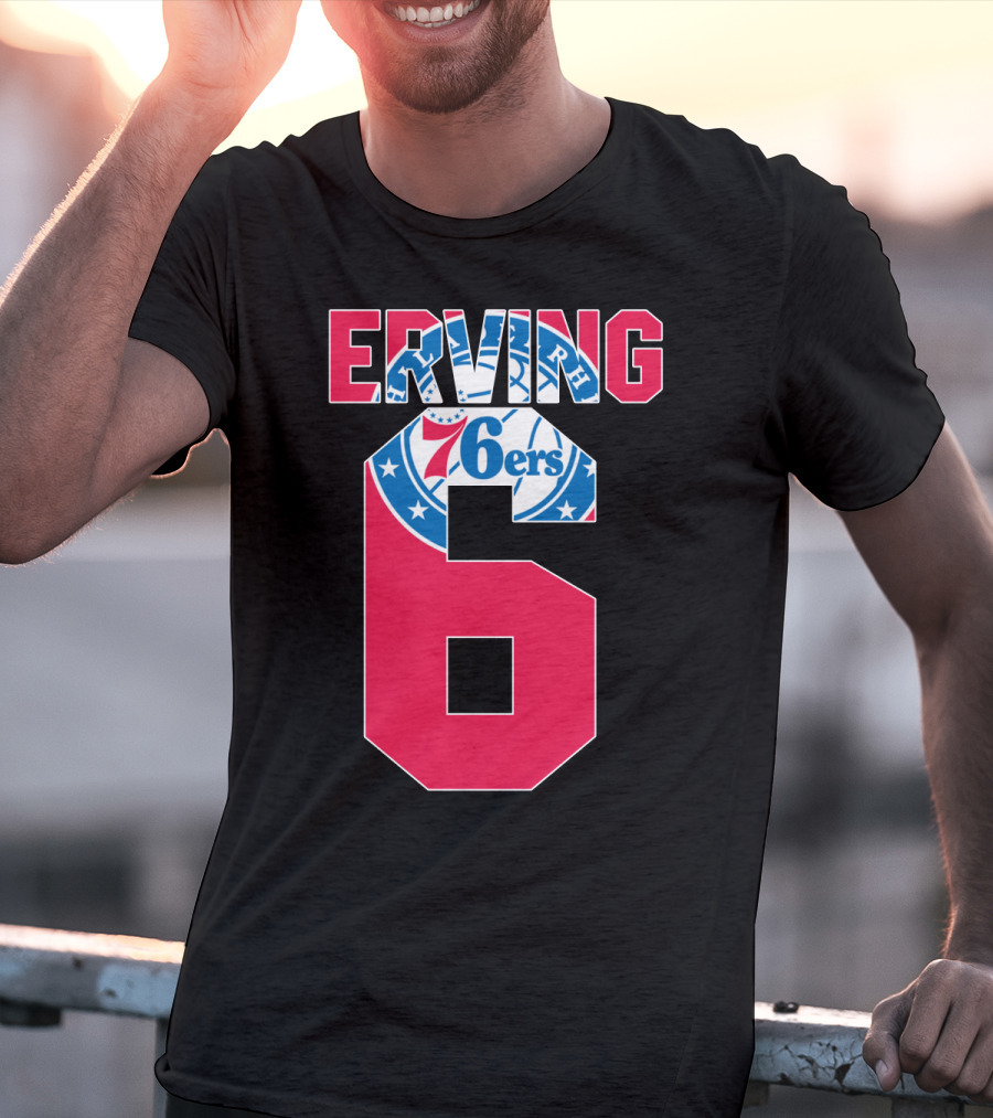 Philadelphia 76ers Erving 6 Nba T-Shirt