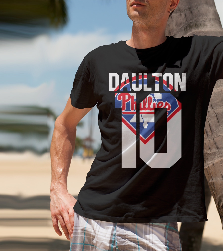 Philadelphia Phillies Daulton 10 Baseball T-Shirt