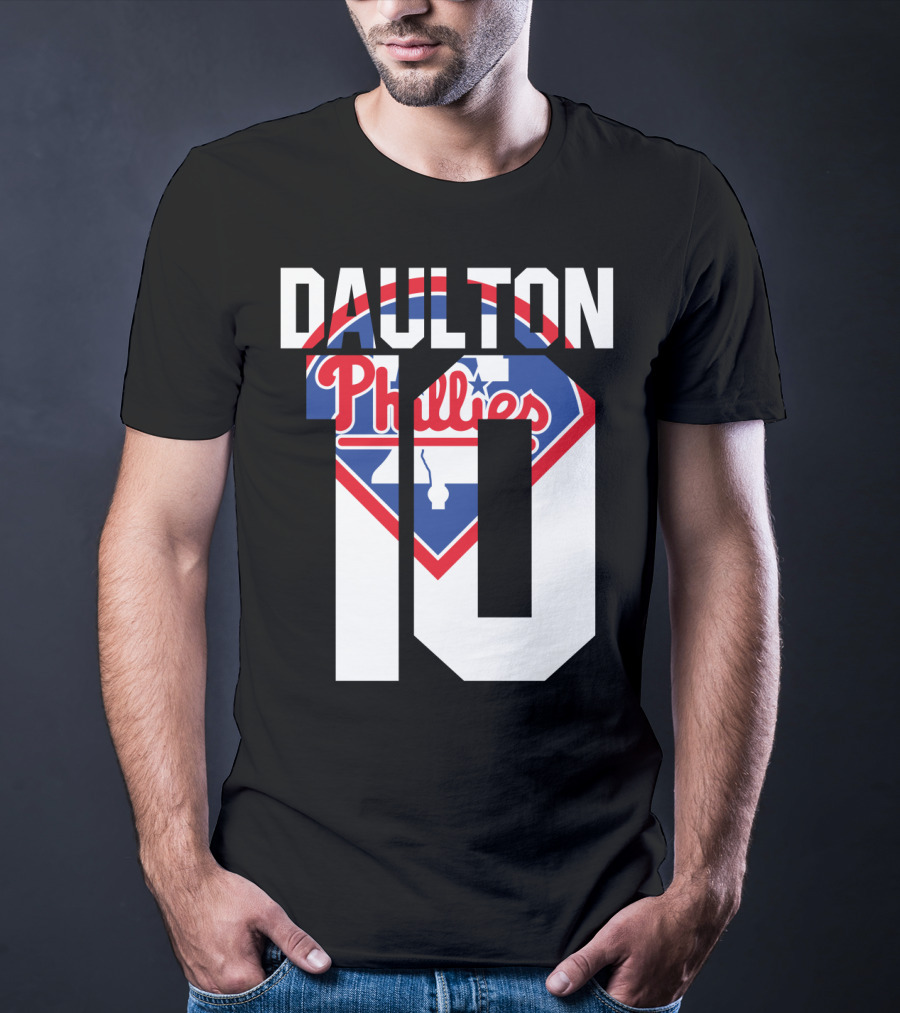 Philadelphia Phillies Daulton 10 Baseball T-Shirt