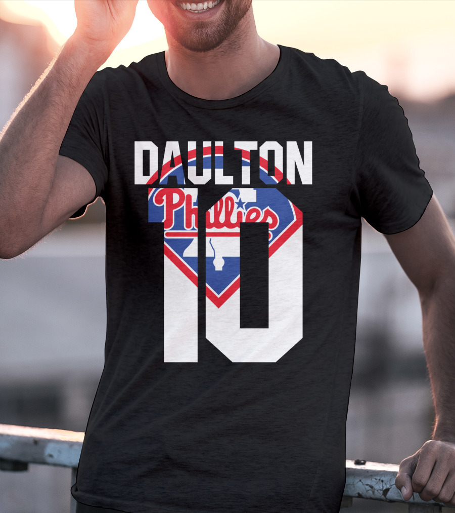 Philadelphia Phillies Daulton 10 Baseball T-Shirt