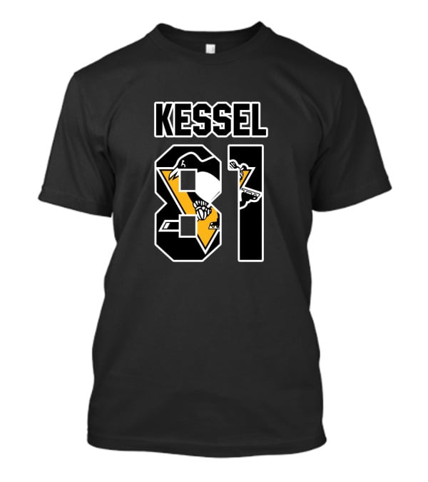 Kessel 81 Pittsburgh Penguins NHL Hockey Player Graphic With Team T-Shirt