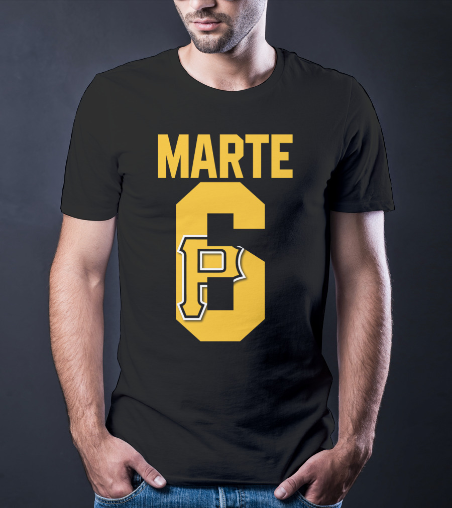 Pittsburgh Pirates Marte Number 6 P T-Shirt