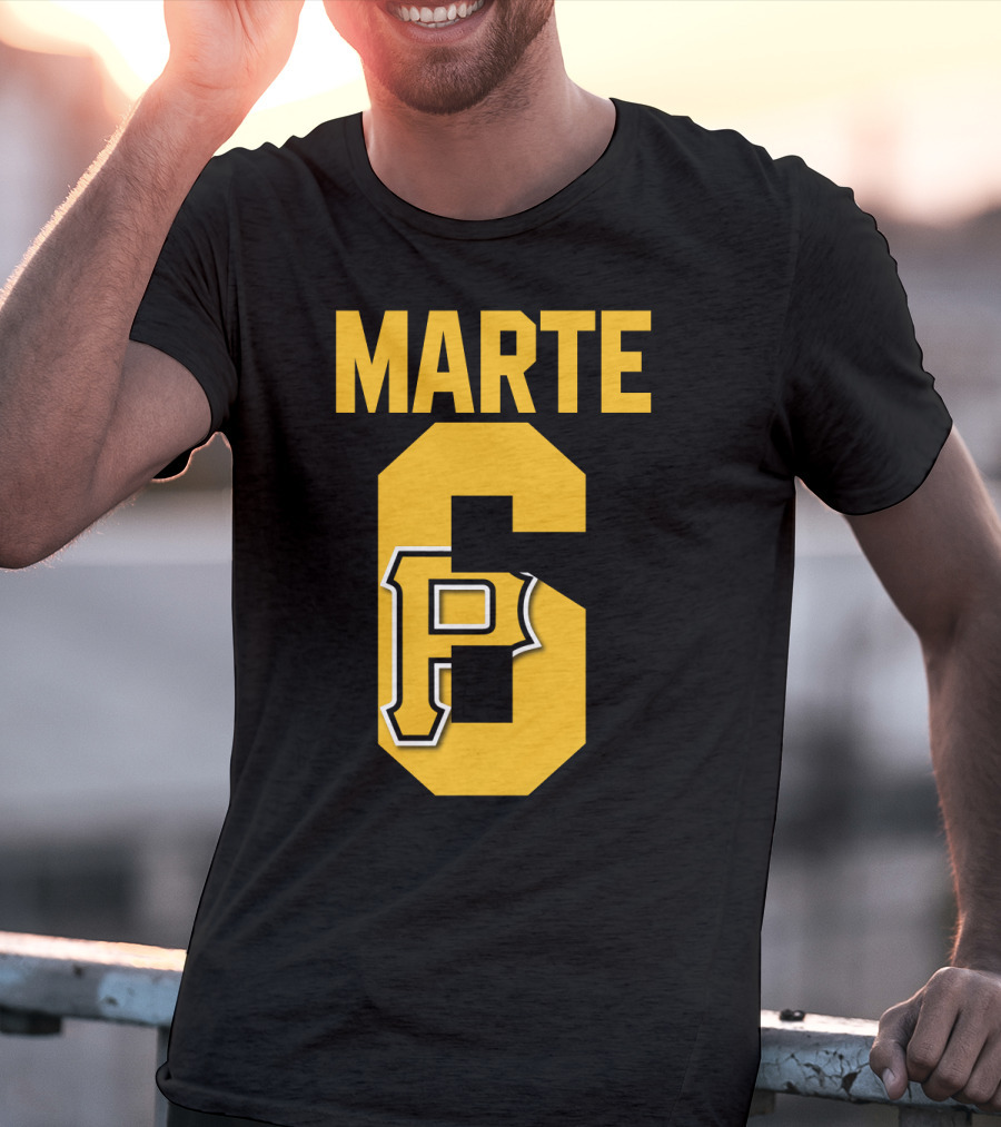 Pittsburgh Pirates Marte Number 6 P T-Shirt