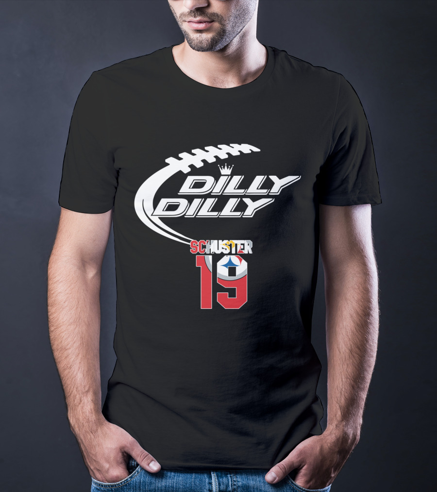 Dilly Dilly Schuster 19 Pittsburgh Steelers Football T-Shirt